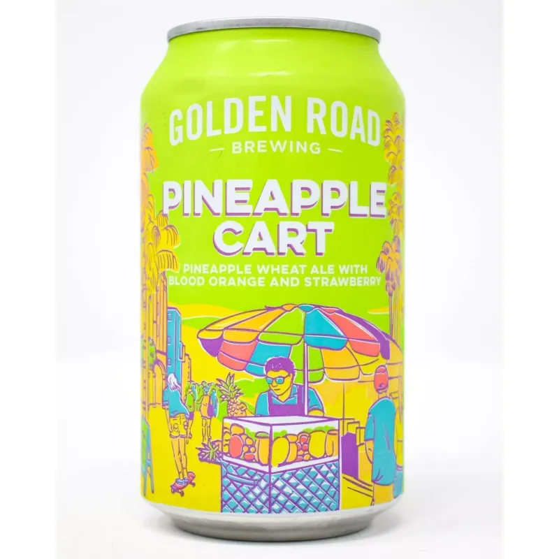 Golden Road Pineapple Cart Wheat Ale view 1