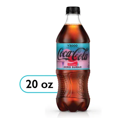 Coca-Cola Zero Sugar Y3000 20 oz bottle