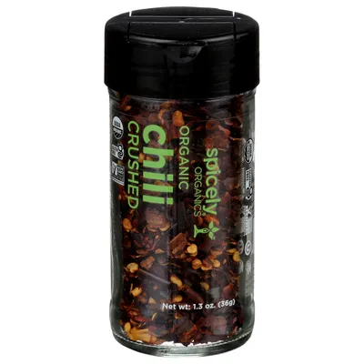 Spicely Organics Crushed Chili Pepper 1.3 oz