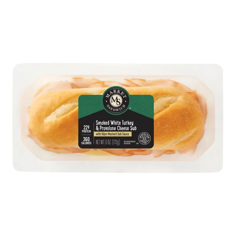 Market Sandwich Smoked White Turkey & Provolone Sub view 1