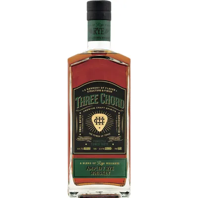 Three Chord Amplify Rye Whiskey 750mL