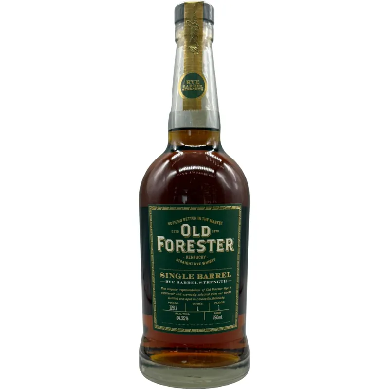 Old Forester Kentucky Straight Rye Whisky view 1