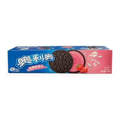 Oreo Strawberry Creme Sandwich Cookies 97g