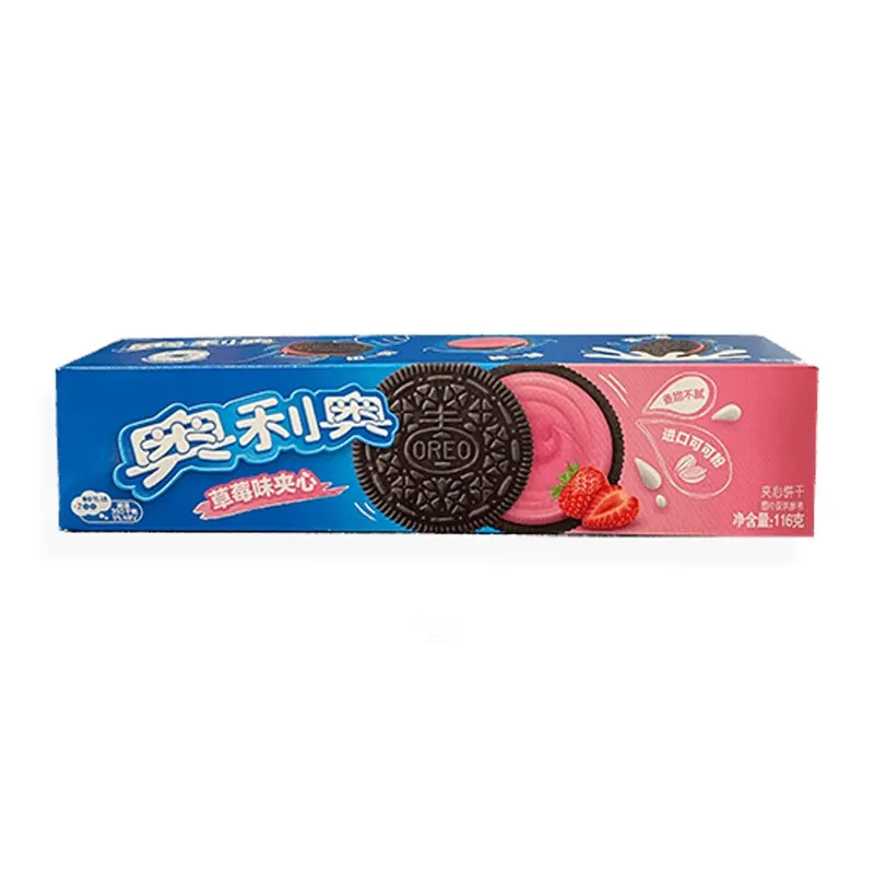 Oreo Strawberry Creme Sandwich Cookies view 1