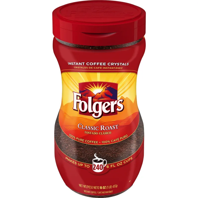 Folgers Classic Roast Instant Coffee view 1