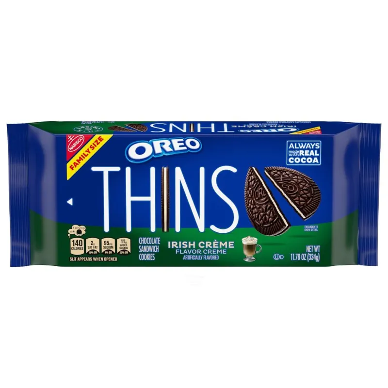 OREO Thins Irish Creme Chocolate Sandwich Cookies view 1