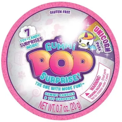Sweet n Fun Gummi Pop Surprise Unicorn 0.71 oz