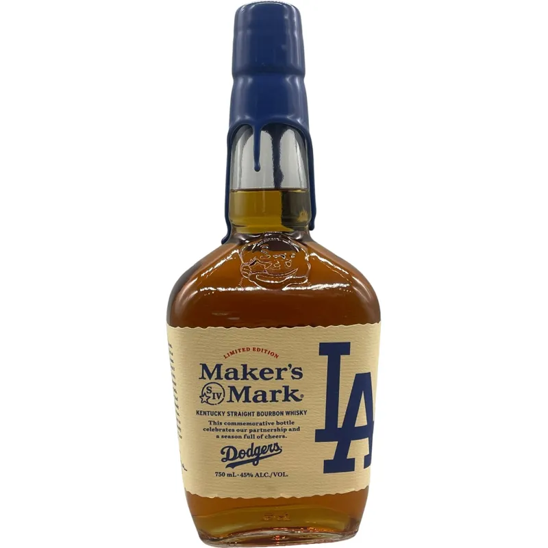 Maker's Mark LA Dodger's 2024 Limited Edition Kentucky Straight Bourbon Whiskey view 1
