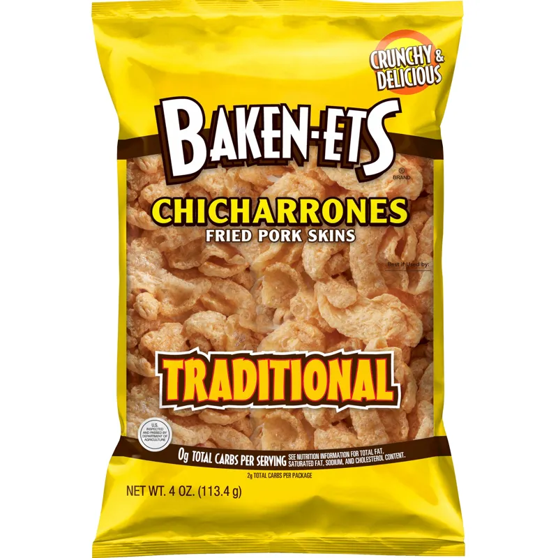Baken-Ets Fried Pork Skins Traditional Bag view 1