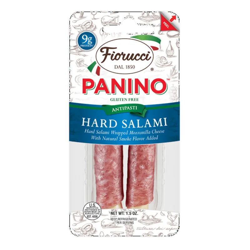 Fiorucci Hard Salami & Mozzarella Paninos view 1