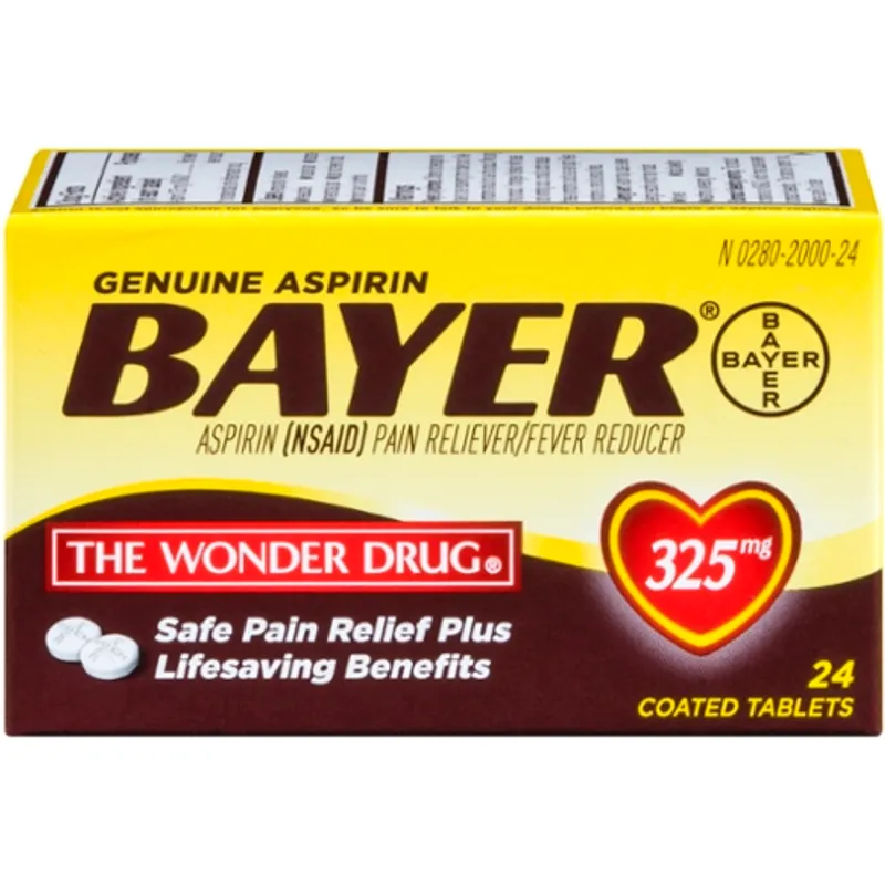 Bayer Aspirin Coated Tablets view 1