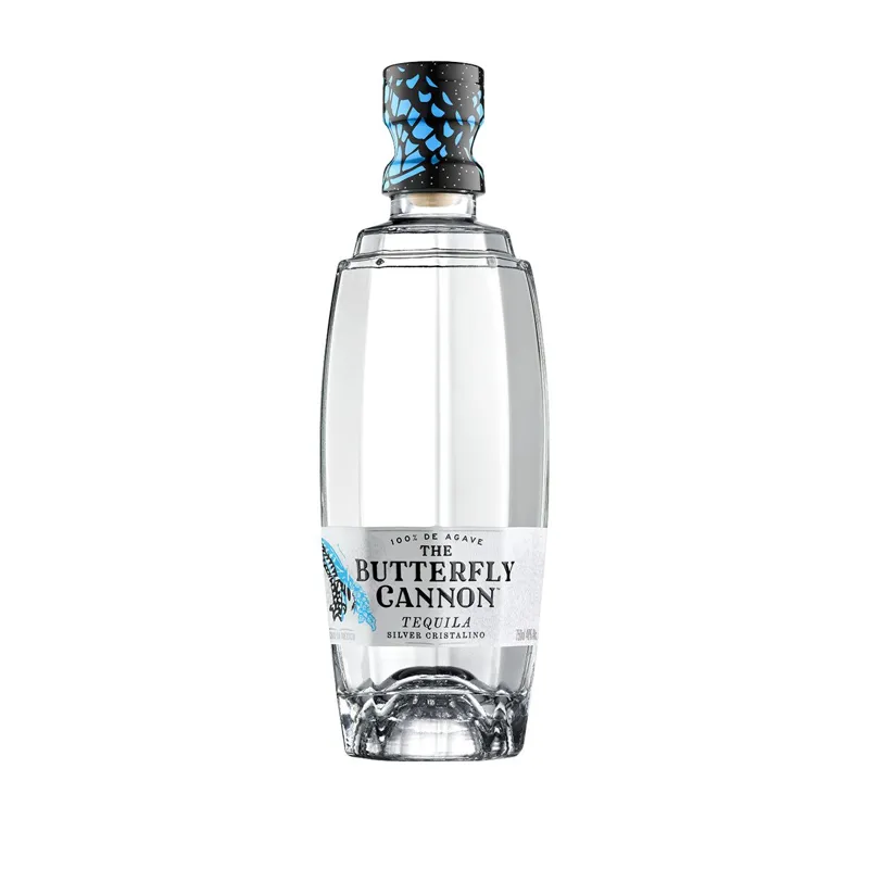 The Butterfly Cannon Silver Cristalino Tequila view 1