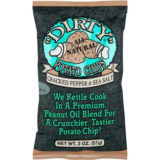 Dirty Potato Chips Cracked Pepper And Sea Salt Potato Chips