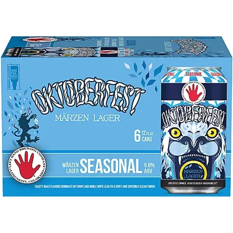 Left Hand Brewing Co. Marzen Lager Oktoberfest Beer view 1