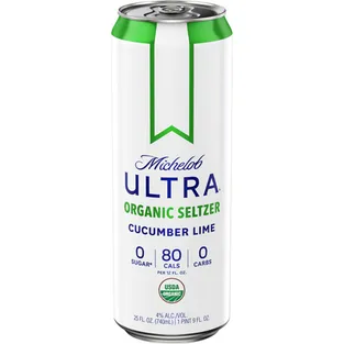 Michelob Ultra Cucumber Lime Organic Seltzer