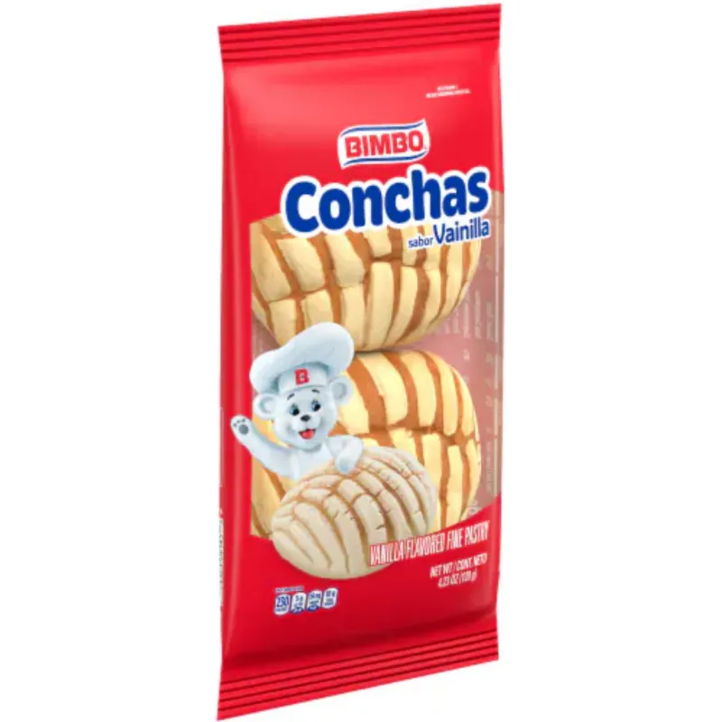 Bimbo Conchas Vanilla Sea Shell Pastry view 1
