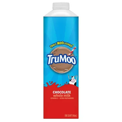 TruMoo Chocolate Whole Milk 32 oz Bottle