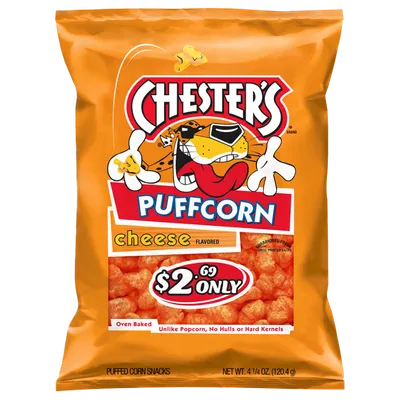 Chester's Puffcorn Cheese Puffed Corn Snacks - 5.5oz Bag