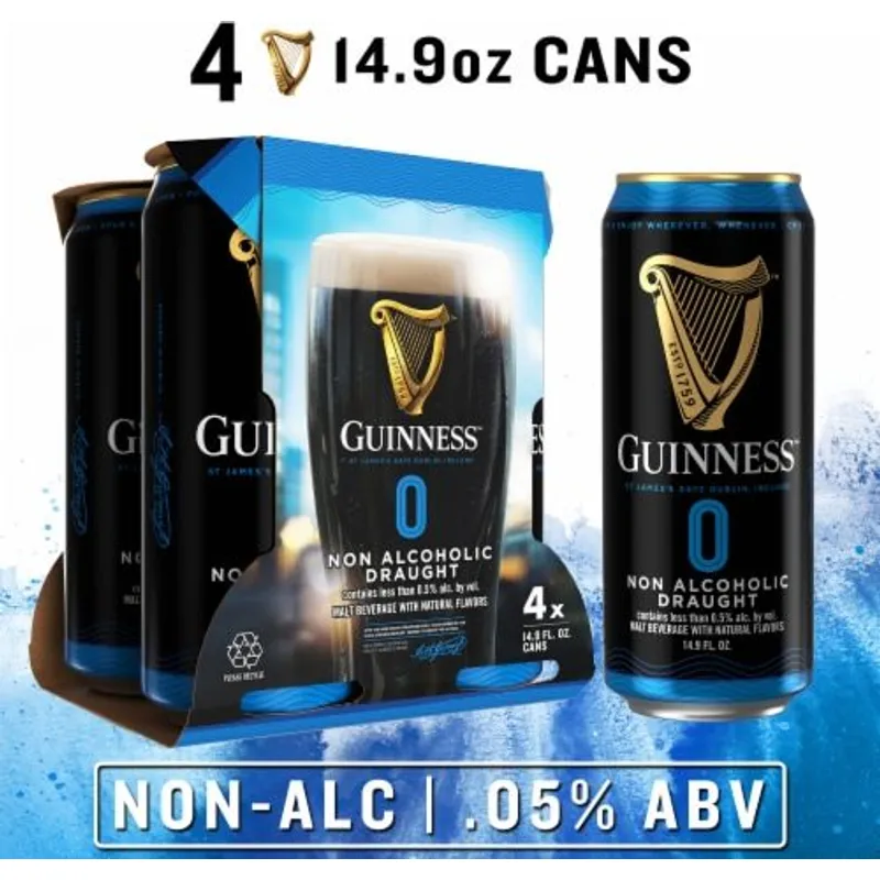 Guinness 0 Non Alcoholic Draught view 1