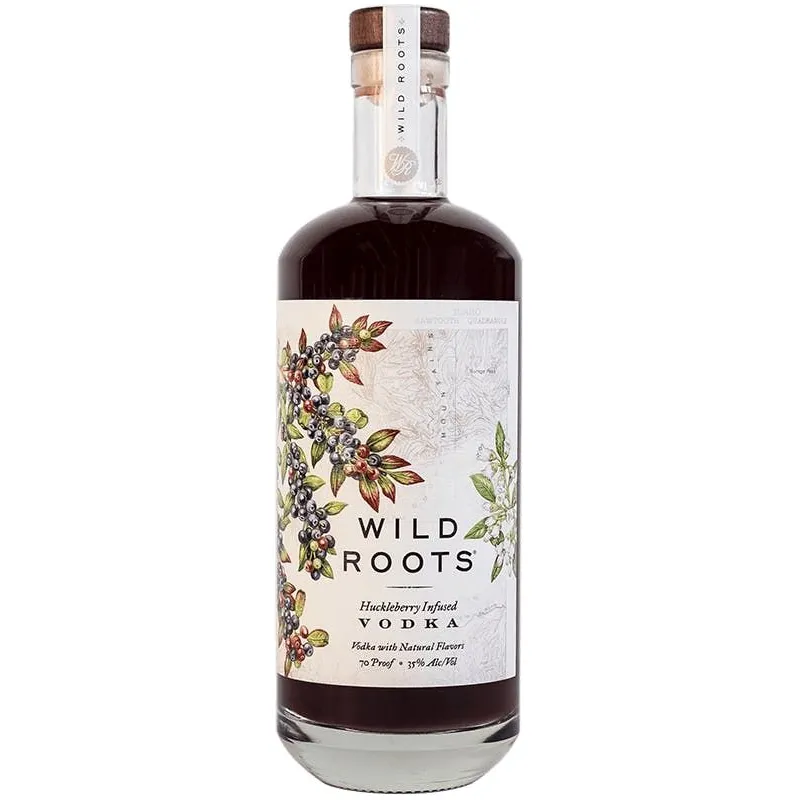 Wild Roots Huckleberry Infused Vodka view 1