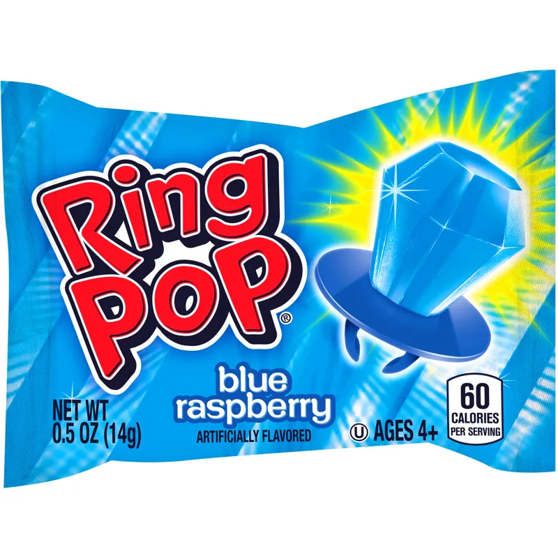 Ring Pop Candy Blue Raspberry view 1