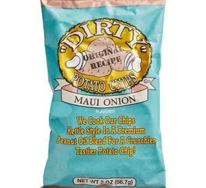 Dirty Maui Onion Potato Chips 2oz Bag