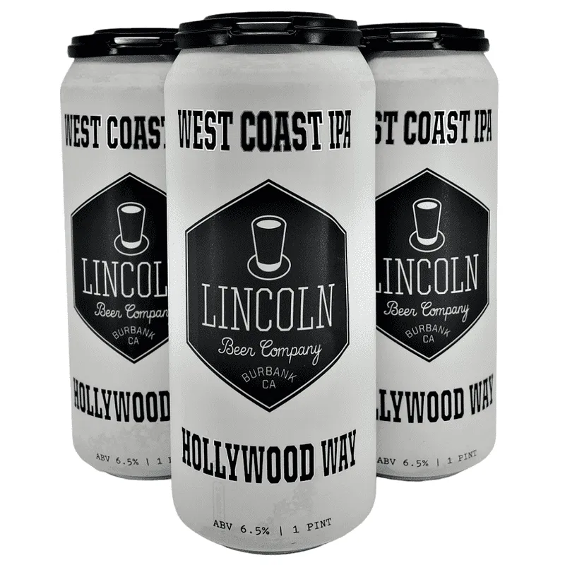 Lincoln Beer Company Hollywood Way West Coast IPA view 1