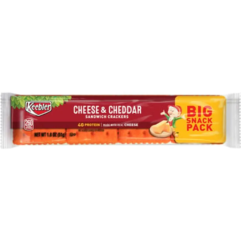 Keebler Sandwich Crackers Cheese & Cheddar view 1