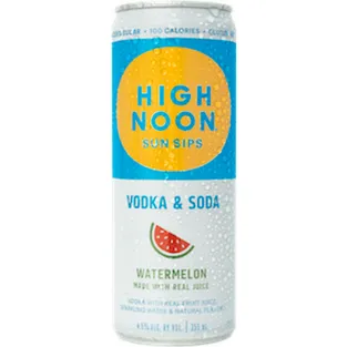 High Noon Sun Sips Vodka & Soda Watermelon Aluminium
