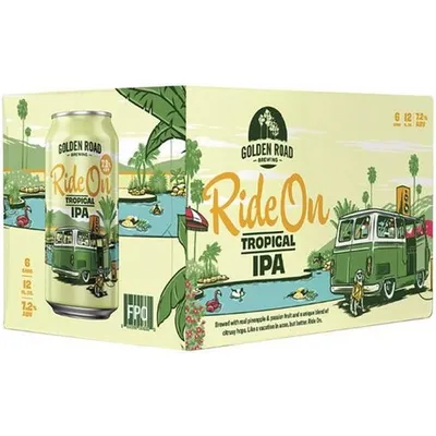Golden Road Brewing Ride On Tropical IPA 6 Pack 12oz Cans