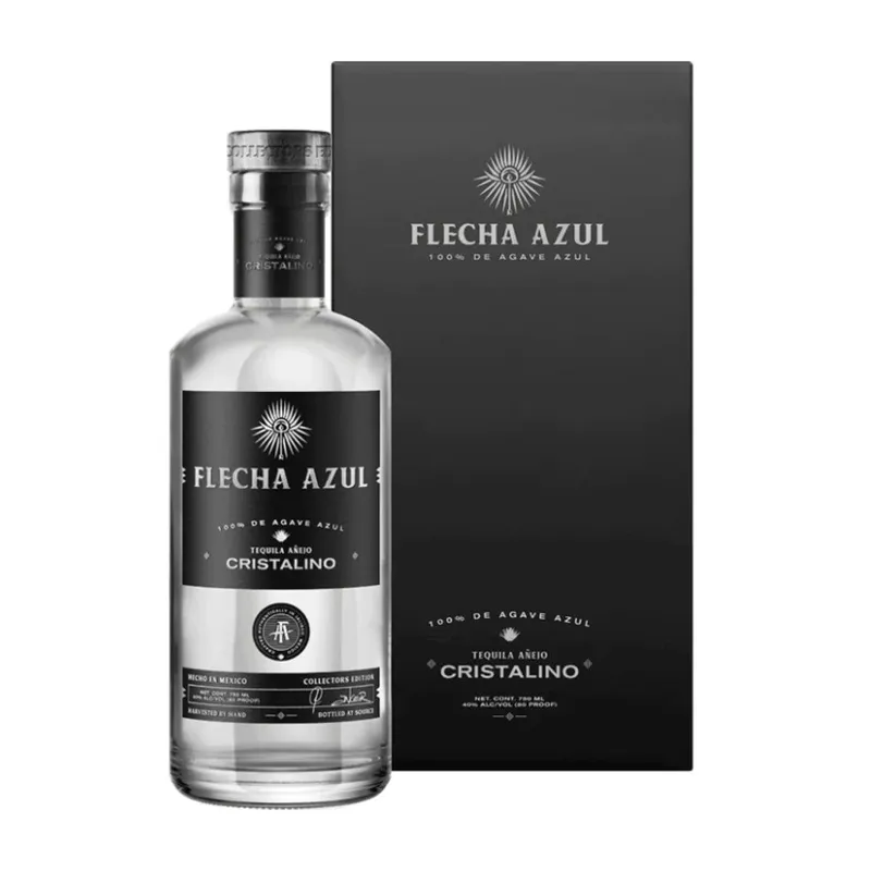 Flecha Azul Tequila Cristalino Anejo view 1