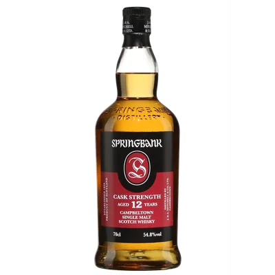 Spingbank Springbank Single Malt Scotch Whisky 12 Year Cask Strength 750mL