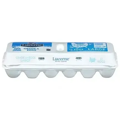 Lucerne Cage Free Grade AA Large Eggs 12 Count 12count Carton
