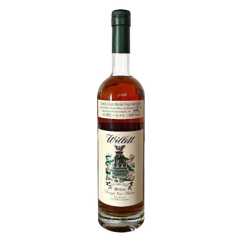 Willett Family Estate Single Barrel Rye 8 Year view 1