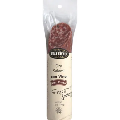 Busseto Dry Salami Vino Rosso 7 oz
