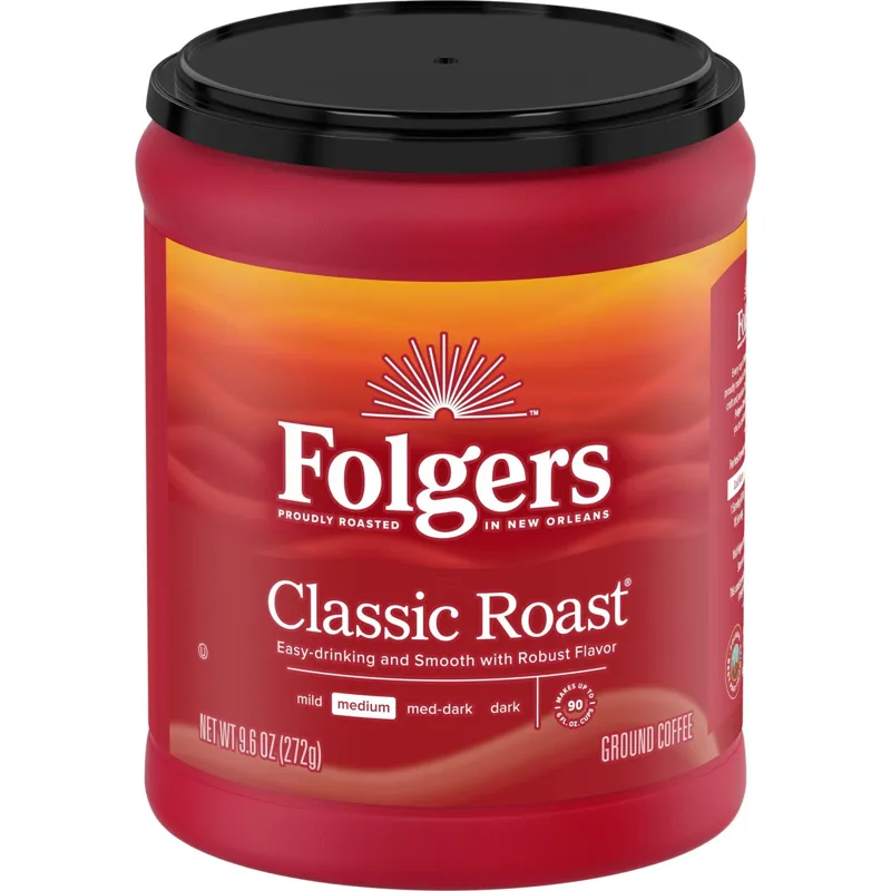 Folgers Classic Medium Roast Ground Coffee view 1