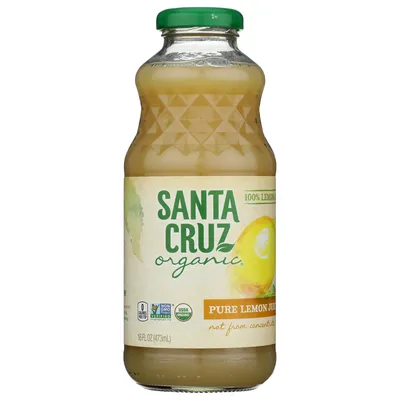 Santa Cruz Organic Pure Lemon Juice 16 oz