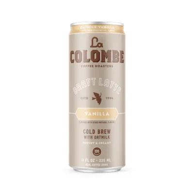 La Colombe Vanilla Draft Latte with Oatmilk 11 oz Can