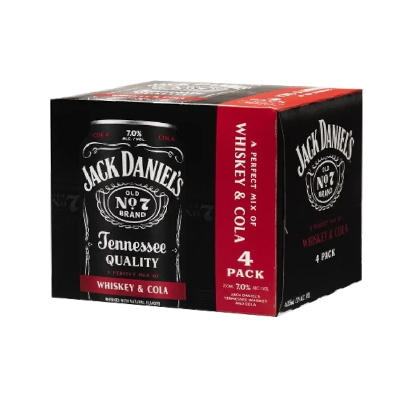 Jack Daniel's Daniel`s & Zero Sugar Coca Cola Cocktail Whiskey view 1