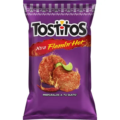 Tostiitos Flamin Tortilla Chips 5oz Bag