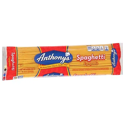 Anthony's Spaghetti Pasta 16oz Count