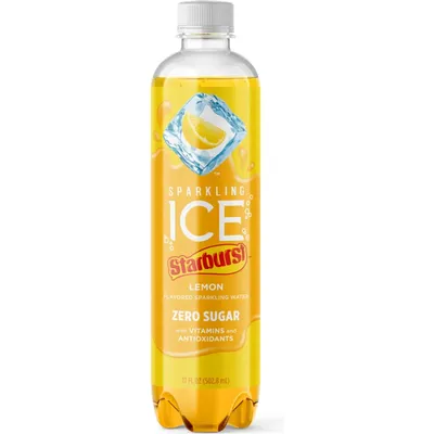 Sparkling Ice Starburst Lemon Flavored Water