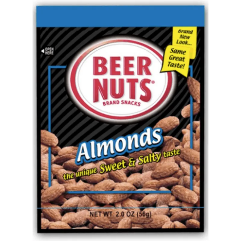 Beer Nuts Almonds view 1