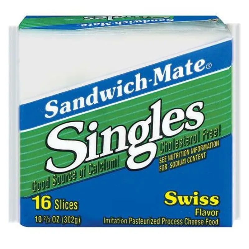 Sandwich Mate Swiss Cheese Singles view 1