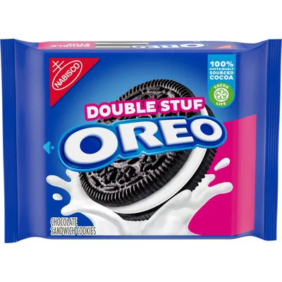 Oreo Double Stuf Chocolate Sandwich Cookies, 14.03oz Bag