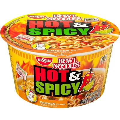 Nissin Hot & Spicy Chicken Ramen 3.32 oz