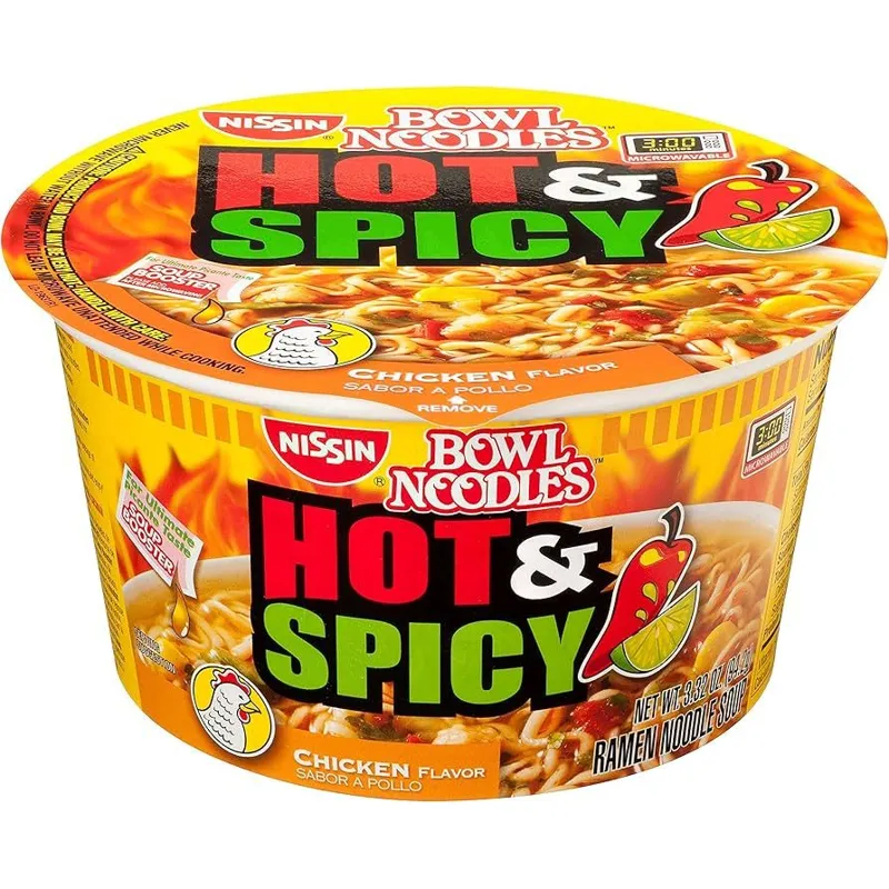 Nissin Hot & Spicy Chicken Ramen view 1