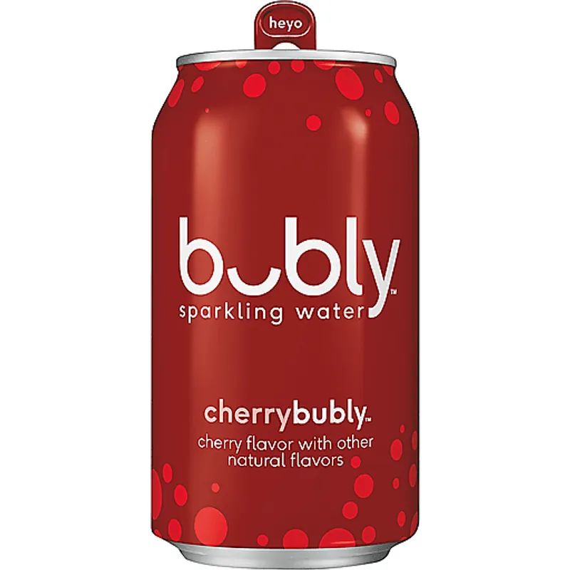 Bubly Cherry Sparkling Water view 1