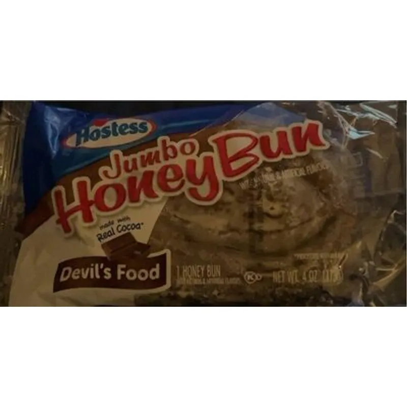 Hostess Honey Bun Devil Food view 1
