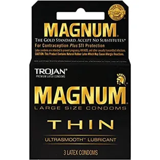 Trojan Magnum Thin Lubricated Condoms